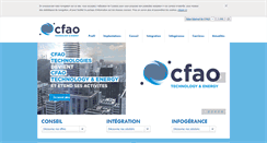 Desktop Screenshot of cfao-technologies.com